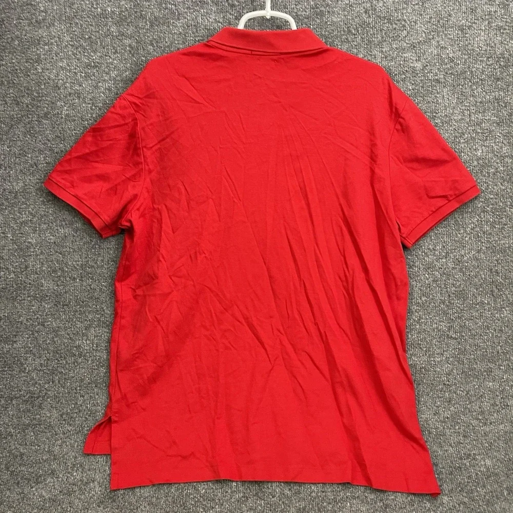 Polo Ralph Lauren Polo Shirt Mens Sz XL Pima Soft Golf Short Sleeve Red